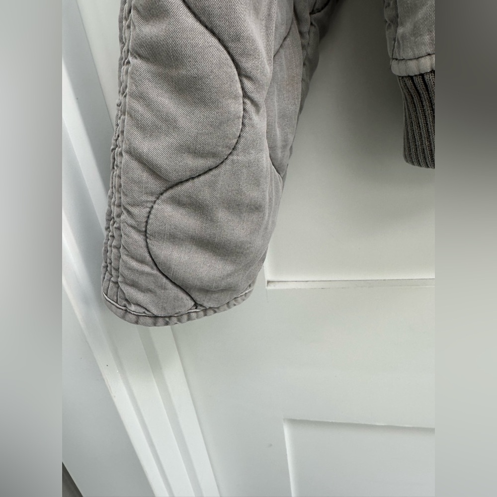 Mango Quilted Bomber Jacket - Picture 10 of 16